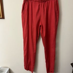 ALLISON PANT , CHERRY RED , SIZE L
